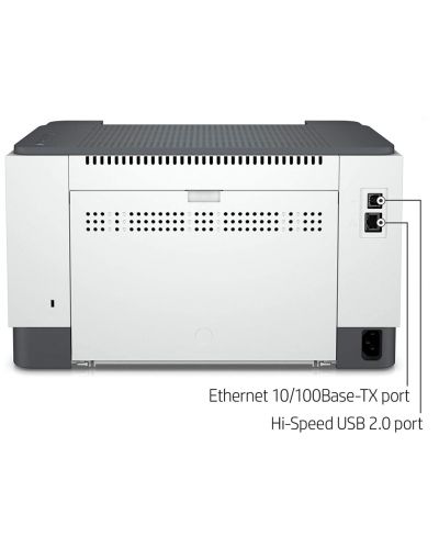 Принтер HP - LaserJet M209dw, лазерен, бял/черен - 6