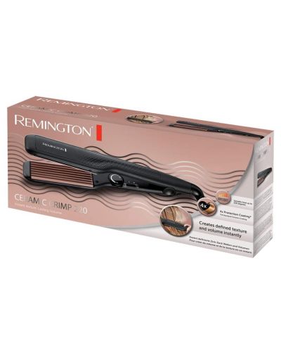 Преса за коса Remington - S3580, 220°C, керамично покритие, черна - 4