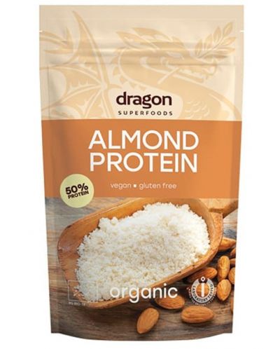 Протеин от бадеми, 200 g, Dragon Superfoods - 1