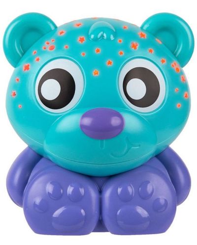 Проектор и нощна лампа Playgro - Мече, синьо
