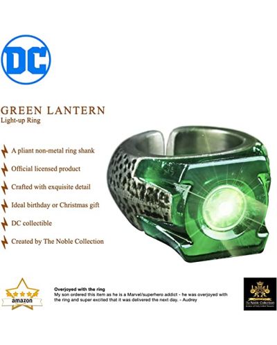 Пръстен The Noble Collection DC Comics: Green Lantern - Light-Up Ring - 4