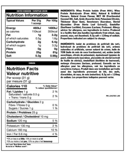 ISO Surge, banana cream, 2.27 kg, Mutant - 2