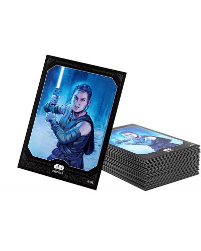 Протектори за карти Gamegenic - Star Wars: Unlimited Art Sleeves - Rey (60 бр.) - 2