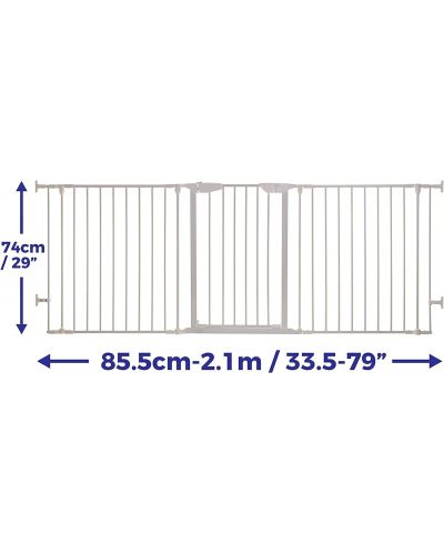 Предпазна преграда Dreambaby - Newport, бяла - 5