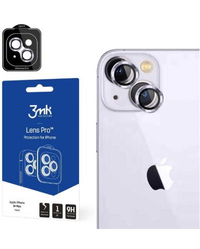 Стъклен протектор 3mk - Lens Protection Pro, iPhone 14 Plus, лилав - 1