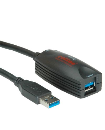 Кабел Roline USB 3.0 с усилвател - 5m - 1