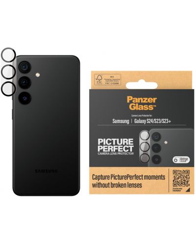 Протектор за камера PanzerGlass - PicturePerfect, Galaxy S24/S23/23 Plus - 1