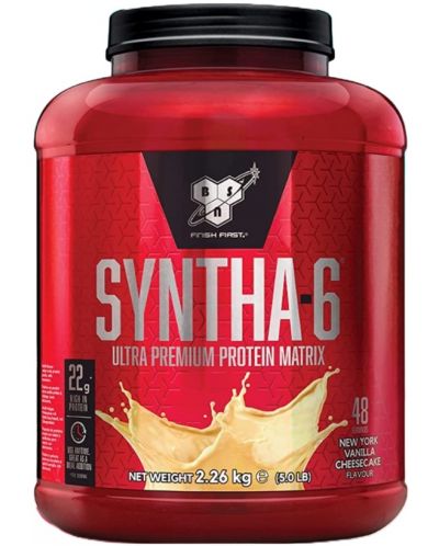 Syntha-6, ванилов чийзкейк, 2300 g, BSN - 1