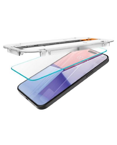 Стъклен протектор Spigen - Glas.tR Ez-Fit, iPhone 15 Pro - 3