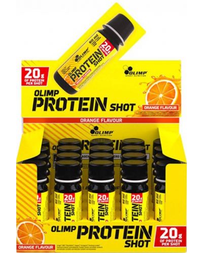 Protein Shot Box, портокал, 20 шота, Olimp - 1