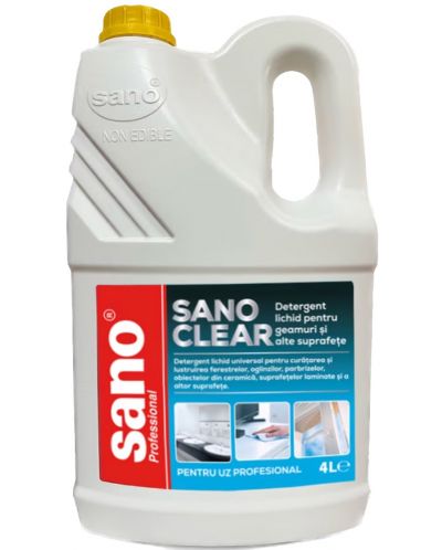 Препарат за прозорци Sano - Clear, 4 L - 1