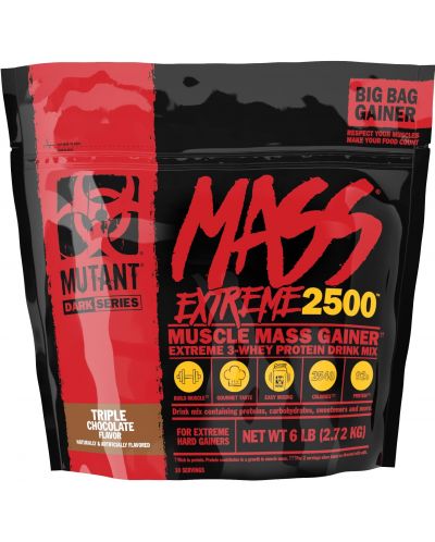 Mass Extreme 2500, шоколад, 2.72 kg, Mutant - 1