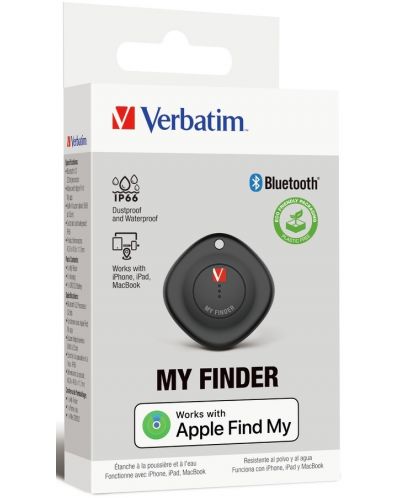 Проследяващо устройство Verbatim - My Finder Bluetooth, 1 бр., черно - 5