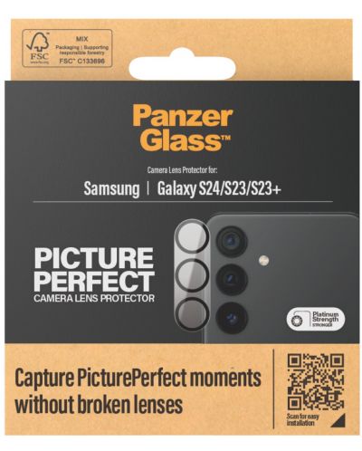 Протектор за камера PanzerGlass - PicturePerfect, Galaxy S24/S23/23 Plus - 3