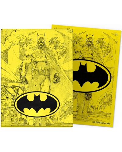 Протектори за карти Dragon Shield - Matte Dual Art Sleeves Standard Size, Batman Core (100 бр.) - 2