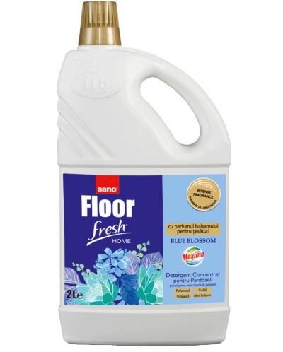 Препарат за под Sano - Floor Fresh Home Blue Blossom, 2 L - 1