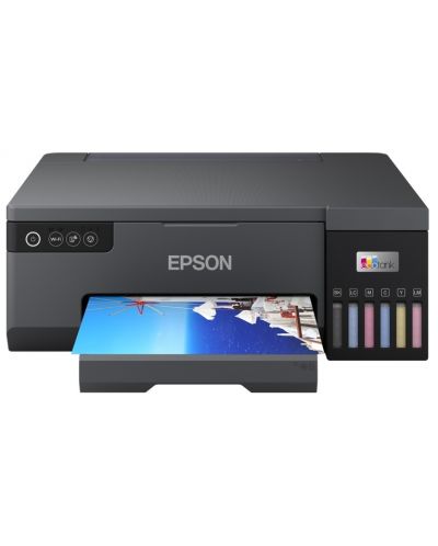 Принтер Epson - EcoTank L8050, мастиленоструен, черен - 1