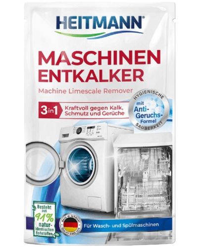 Прахче против варовик за перални и съдомиялни Heitmann - 3 в 1, 175 g - 1