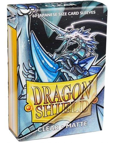 Протектори за карти Dragon Shield Clear Sleeves - Small Matte (60 бр.) - 1