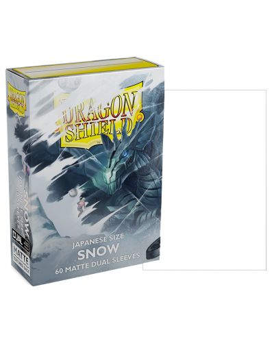 Протектори за карти Dragon Shield Dual Snow Sleeves - Small Matte (60 бр.) - 2