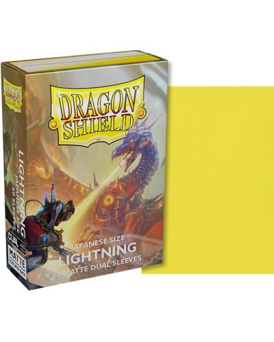 Протектори за карти Dragon Shield Dual Lightning Sleeves - Small Matte (60 бр.) - 2