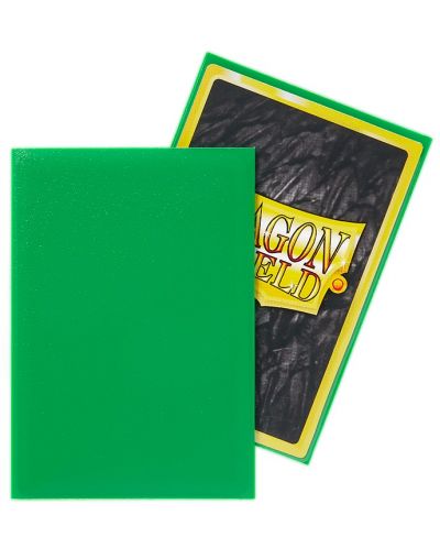 Протектори за карти Dragon Shield - Matte Sleeves Small Size, Apple Green (60 бр.) - 3