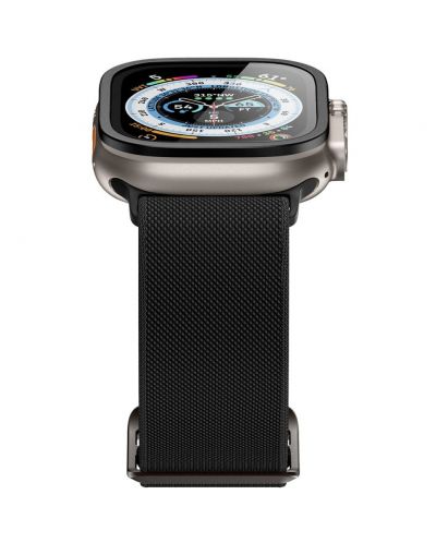 Стъклен протектор Spigen - Glas.TR Slim Pro, Apple Watch Ultra, черен - 4