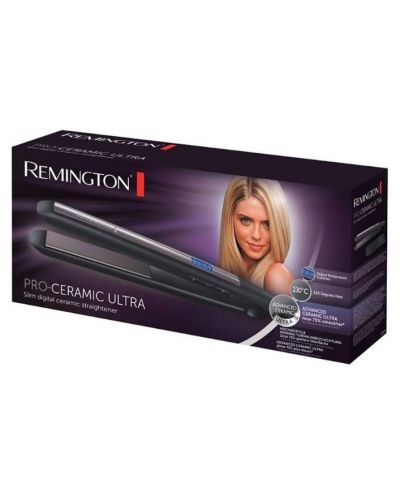 Преса за коса Remington - S5505, 230°C, керамично покритие, черна - 3