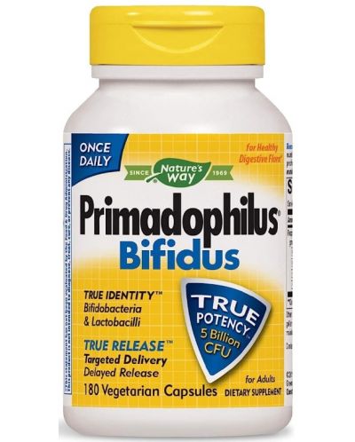 Primadophilus Bifudus, 180 капсули, Nature’s Way - 1