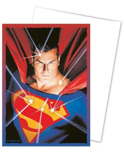 Протектори за карти Dragon Shield - Brushed Art Sleeves Standard Size, Superman (100 бр.) - 2
