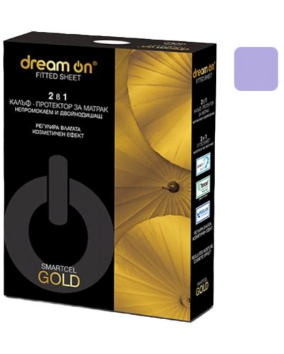 Протектор за матрак Dream On - Smartcel Gold, лилав - 1