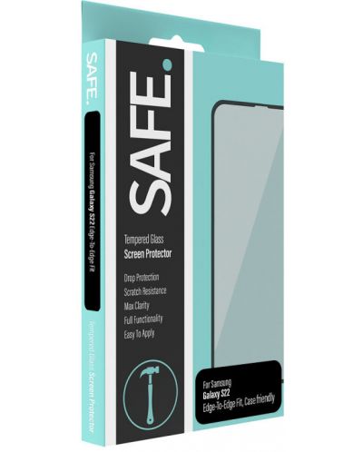 Стъклен протектор Safe - CaseFriendly FingerPrint, Galaxy S22 - 2