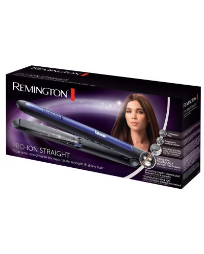 Преса за коса Remington - S7710, 230°C, керамично покритие, синя - 2
