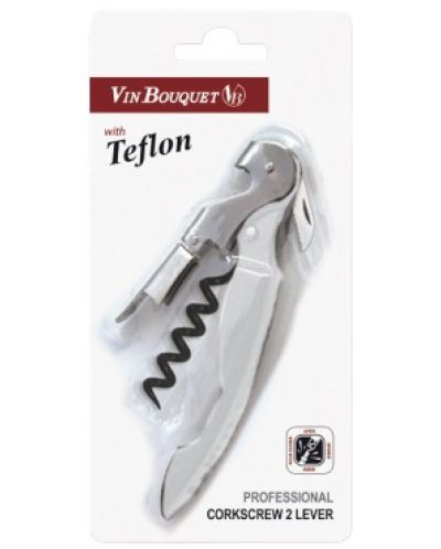 Професионален тирбушон Vin Bouquet - С двоен лост, бял - 3