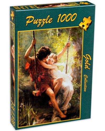 Пъзел Gold Puzzle от 1000 части - Пролетно време - 2