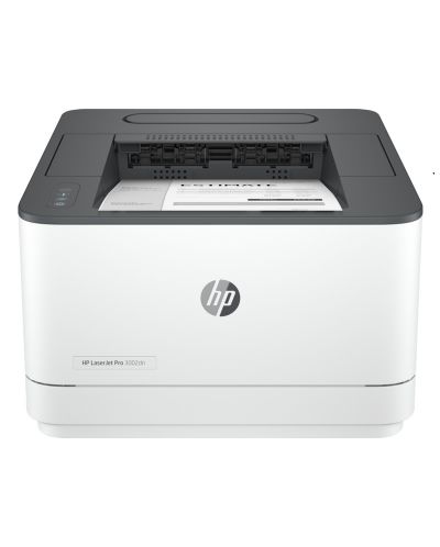 Принтер HP - LaserJet Pro 3002dn, лазерен, бял - 1