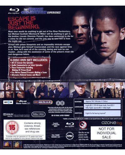 Prison Break - The Complete Collection (Blu-Ray) - Без български субтитри - 6