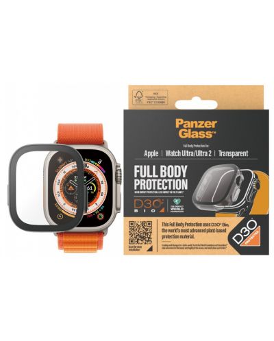 Стъклен протектор PanzerGlass - D3O Bio, Apple Watch Ultra/Ultra 2, 49 mm - 1