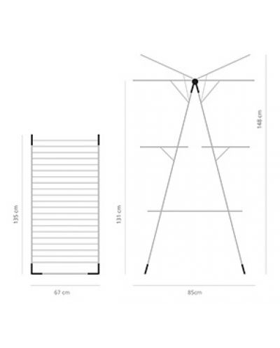 Простор-кула Brabantia - 23 m, Metallic Grey - 10