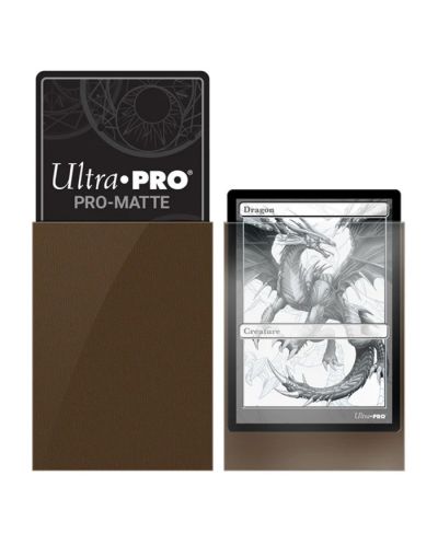  Протектори за карти Ultra Pro - PRO-Matte Standard Size, Brown (50 бр.) - 2