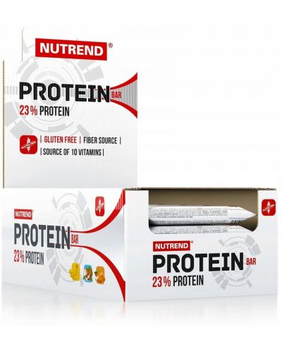 Protein Bar, кокос, 24 броя, Nutrend - 1