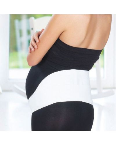 Придържащ колан за бременни BabyJem - White, размер XL - 2