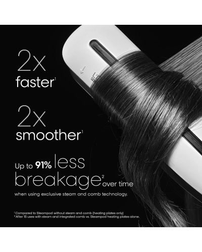 Преса за коса L’Oréal Professionnel - Steampod 4.0, 180-210ºC, бяла - 8
