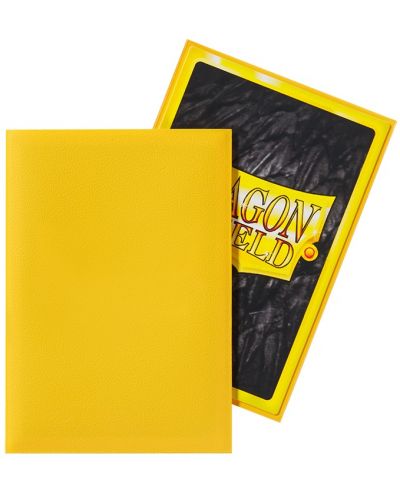 Протектори за карти Dragon Shield Sleeves - Small Matte Yellow (60 бр.) - 3