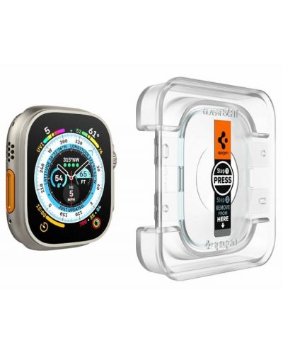 Стъклени протектори Spigen - Glas.tR EZ Fit, Apple Watch Ultra, 2 броя - 3
