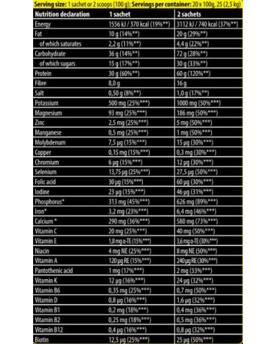 Xtreme Napalm MRP, ванилия, 20 сашета, FA Nutrition - 2