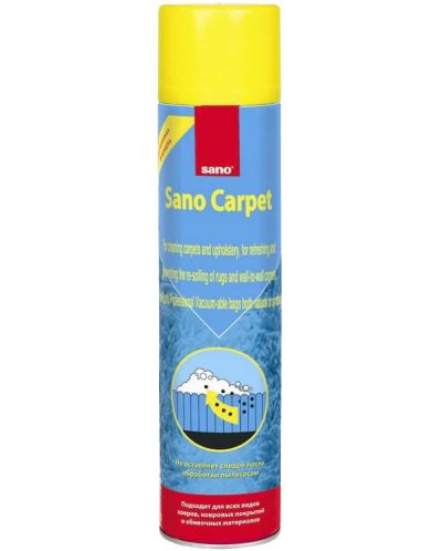 Препарат за килими и дамаски Sano - Carpet Aerosol, 600 ml - 1