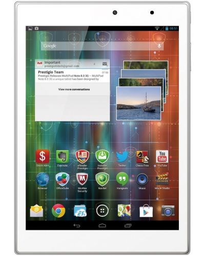 Таблет Prestigio - MultiPad 4 Diamond, 7.85'', бял/сребрист