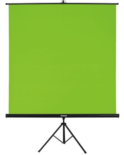 Проекторен екран Hama - 21571, 180x180cm, зелен - 1