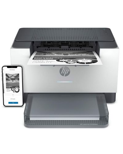 Принтер HP - LaserJet M209dw, лазерен, бял/черен - 4